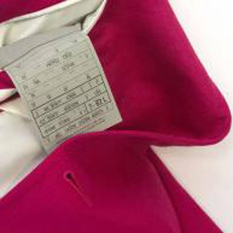 Tom Ford Men's Fuchsia Linen Jacket In Good Condition For Sale In London, GB