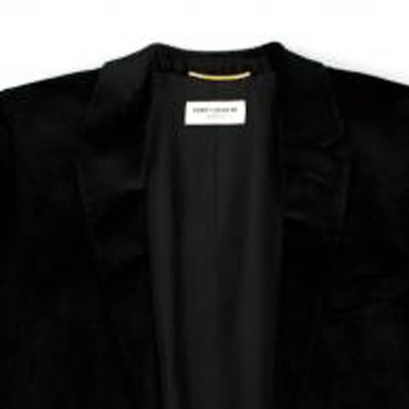 Women's Saint Laurent Black Velvet Blazer - Size US 4 For Sale