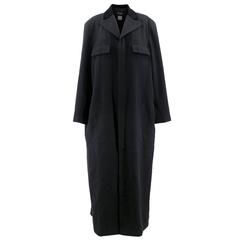 Chanel Black Cashmere Long Coat 3