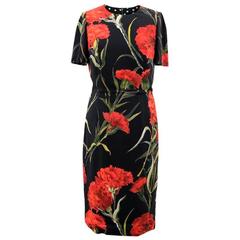 Dolce & Gabbana Black Floral Dress 4