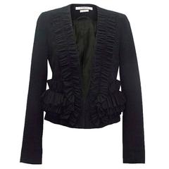 Givenchy Black Ruffle Jacket 1