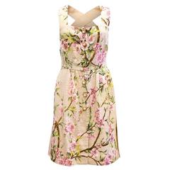 Dolce and Gabbana Floral Print Dress