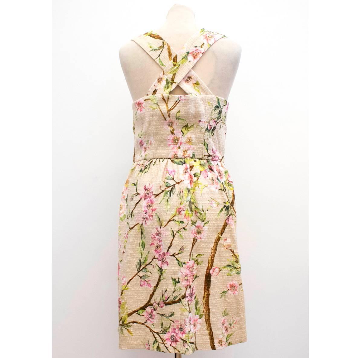 Dolce and Gabbana Floral Print Dress For Sale 4