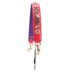 Dolce & Gabbana Pink Embellished Bag Strap 3