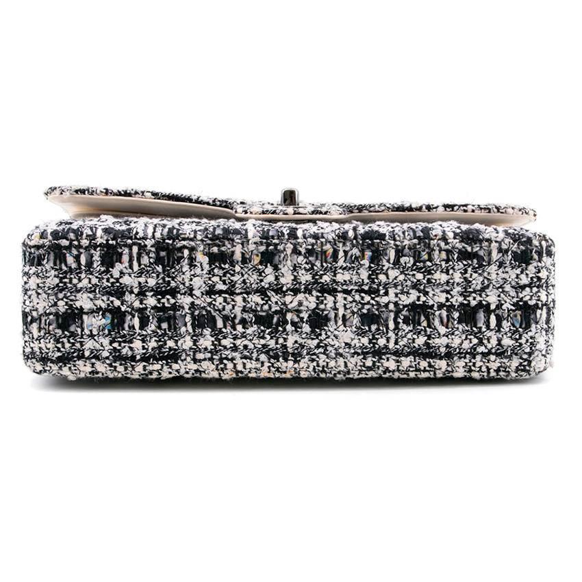 Chanel Tweed Medium Double Flap Bag For Sale 3