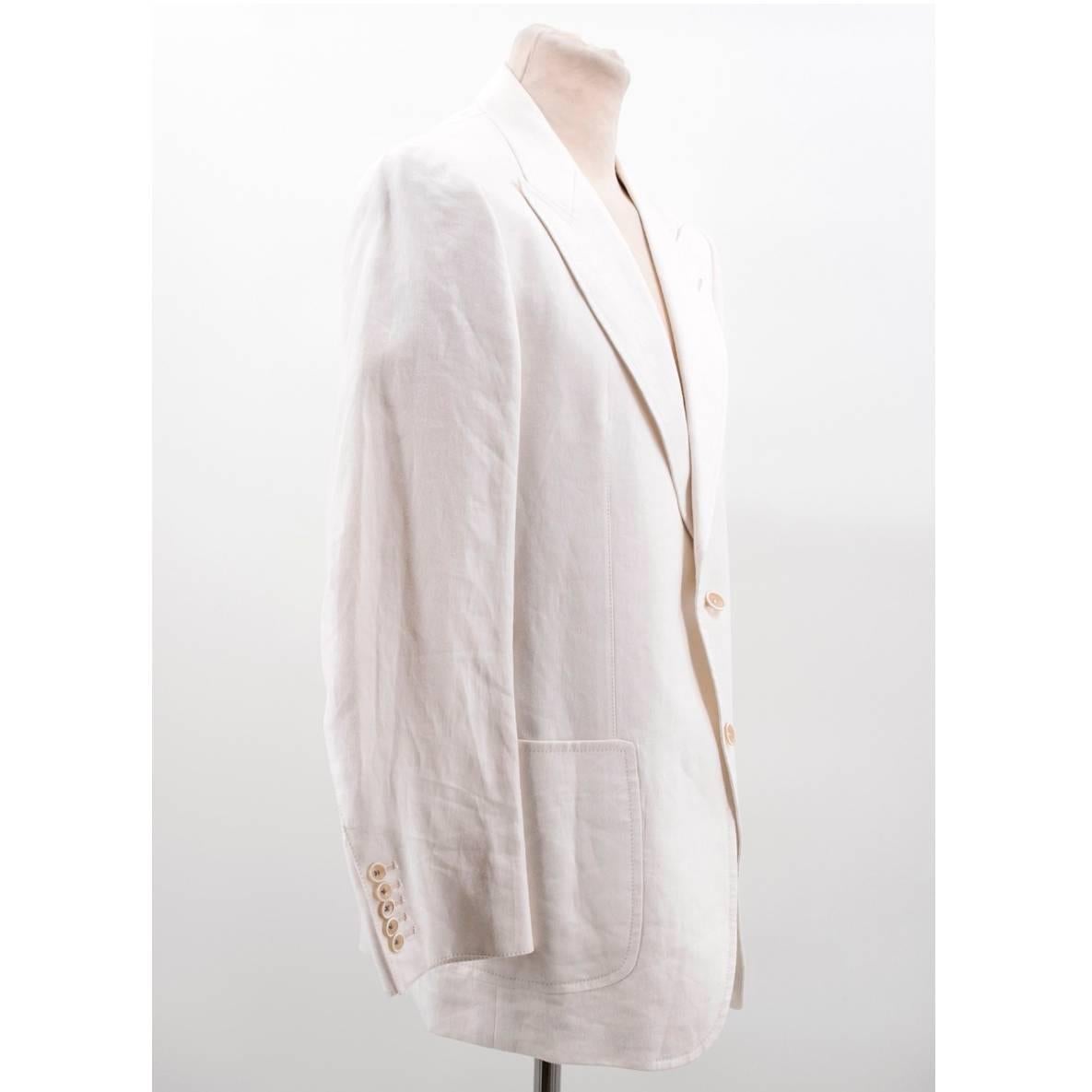 tom ford linen suit