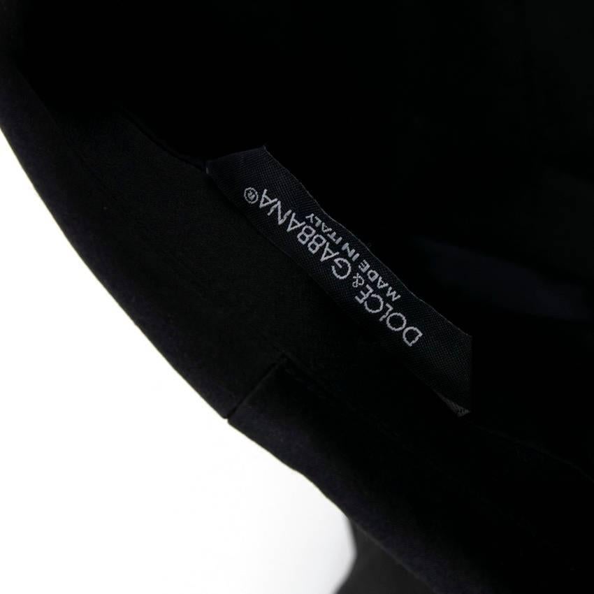 Dolce & Gabbana Black Tuxedo Jacket For Sale 1