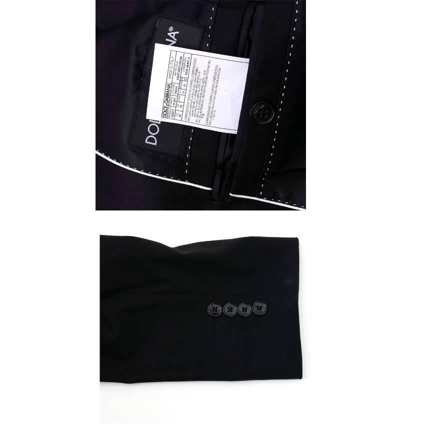 Dolce & Gabbana Black Tuxedo Jacket For Sale 6