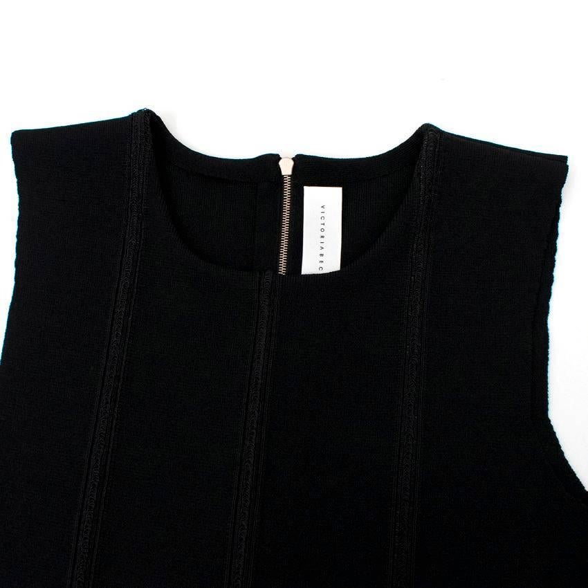 Victoria Beckham Black Midi Dress For Sale 2