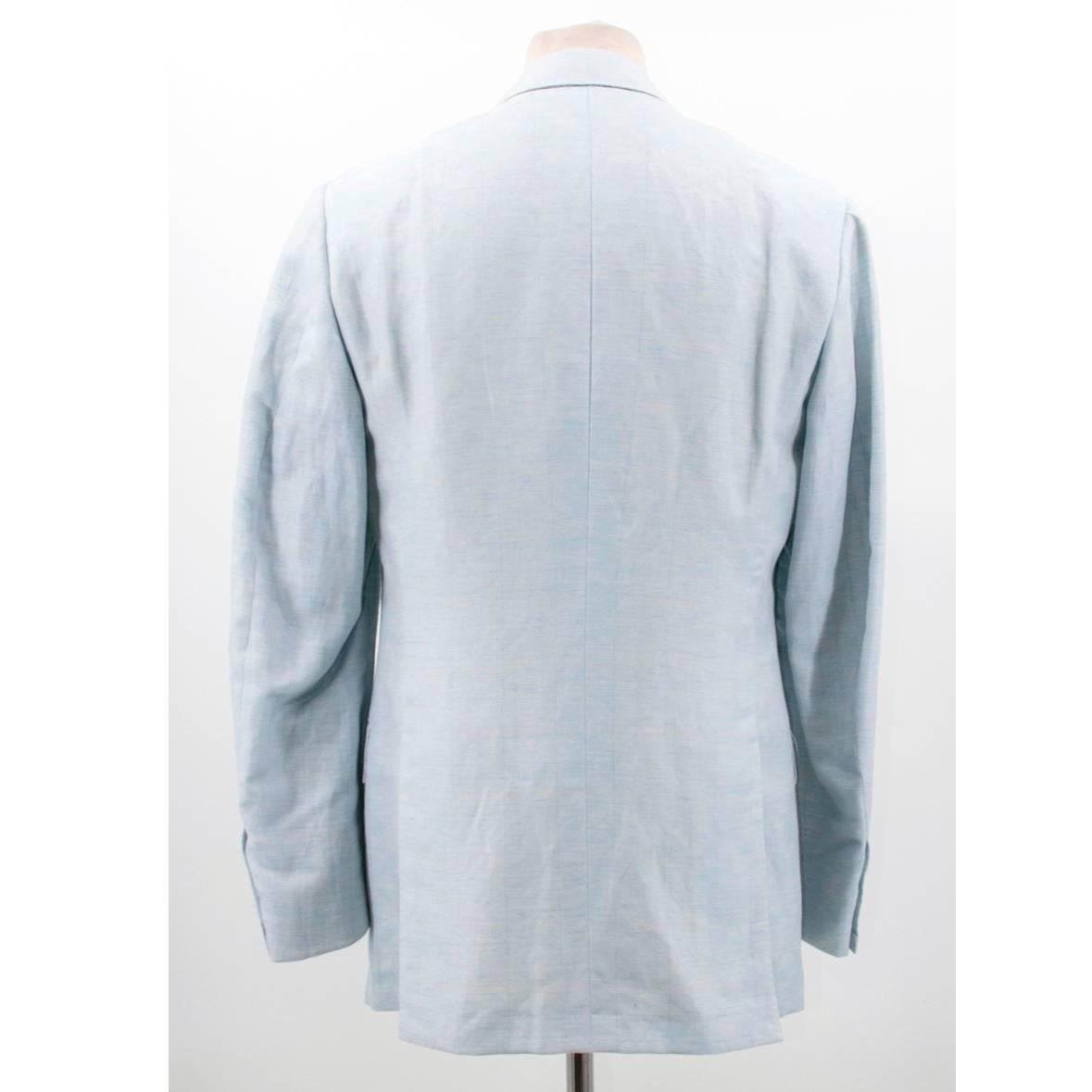 Kiton Men's Cashmere Blue Suit For Sale 2