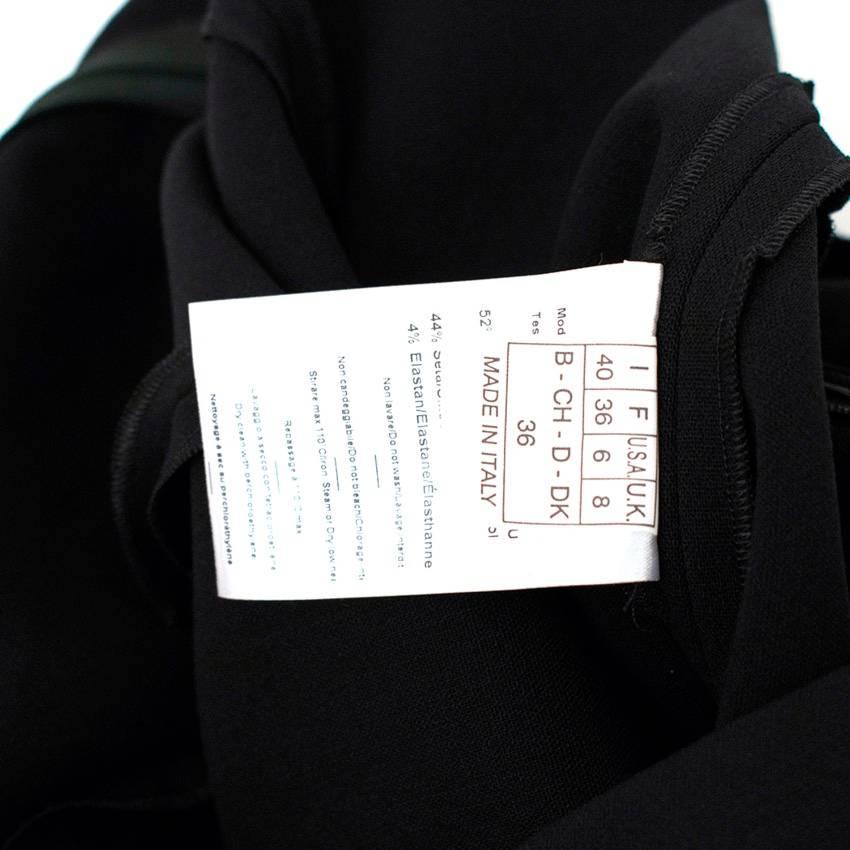 Emilio Pucci Black Sheer Midi Dress For Sale 6