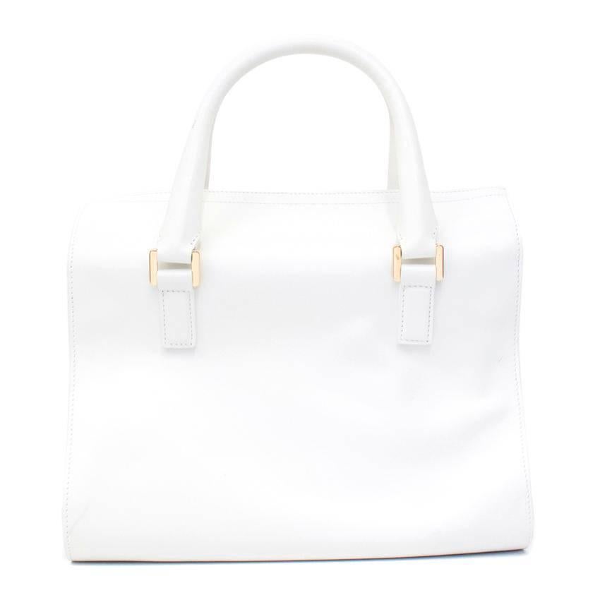 Roger Vivier White Shoulder Bag In New Condition For Sale In London, GB