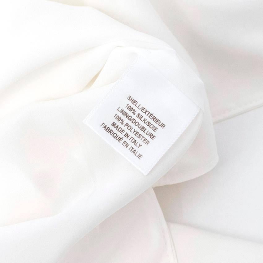 Altuzarra White Silk Embroidered Dress For Sale 3
