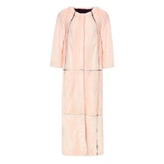 PA5H Pink Mink Fur Coat 8
