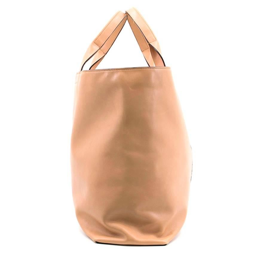 Reed Krakoff Tan Track Shopper Tote In New Condition For Sale In London, GB