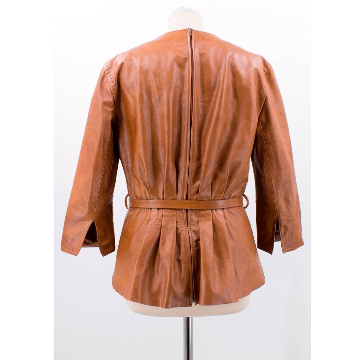 Gianfranco Ferre Leather Top For Sale 4