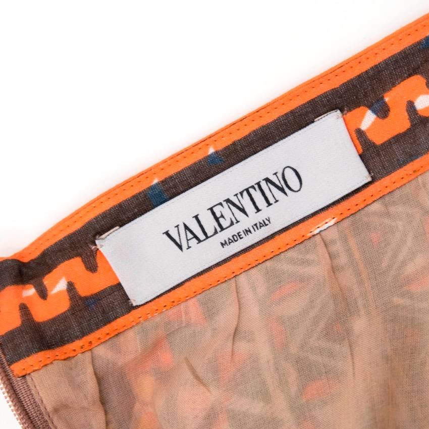 Valentino Tribal Print Maxi Skirt In New Condition In London, GB