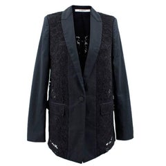 Givenchy Black Floral Lace Blazer 6