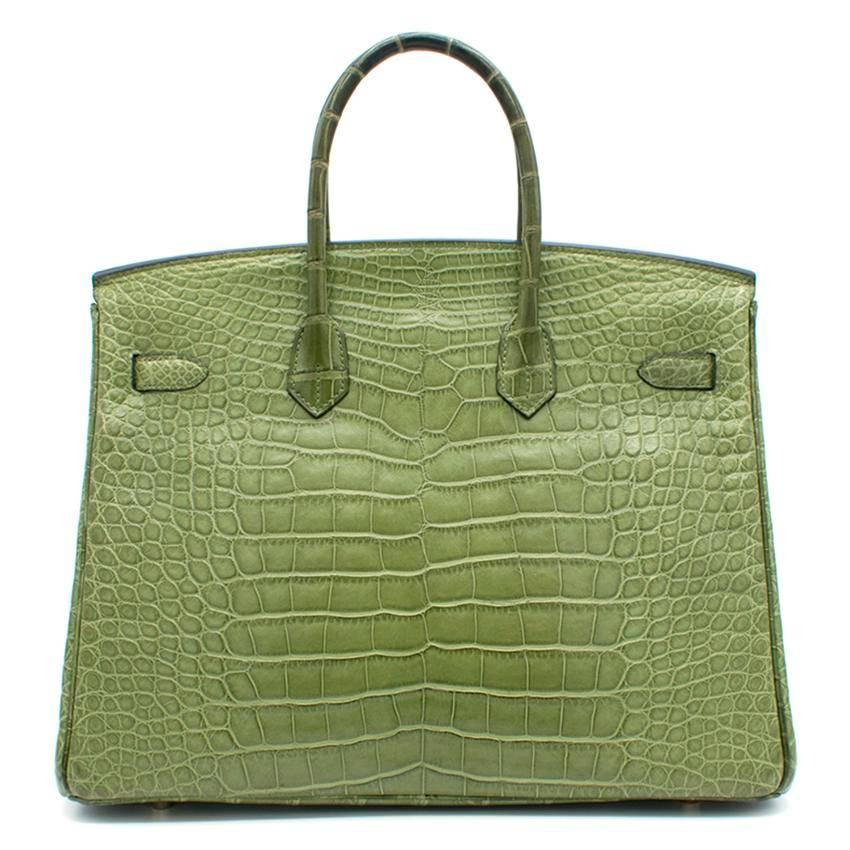 green croc birkin