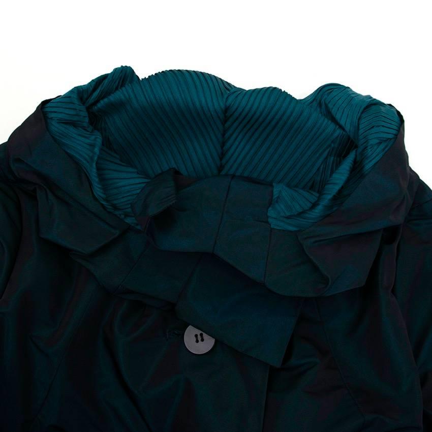 Black Issey Miyake Coat For Sale