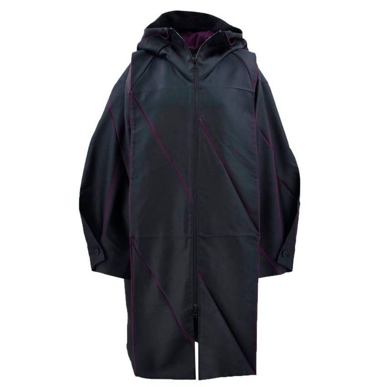 Issey Miyake Leather Coat