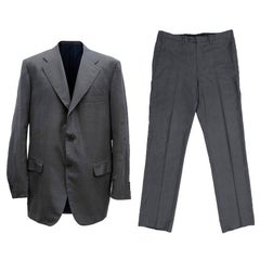 Kiton Wool Check Suit