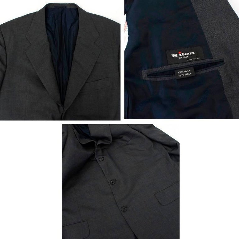 Kiton Wool Check Suit For Sale at 1stDibs | kiton suits for sale