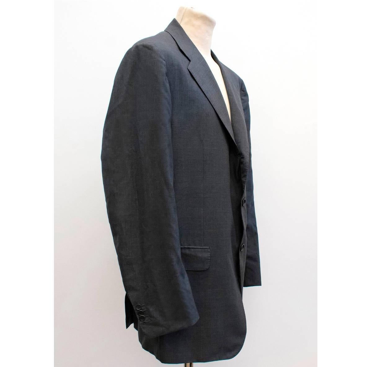 Kiton Wool Check Suit For Sale 2