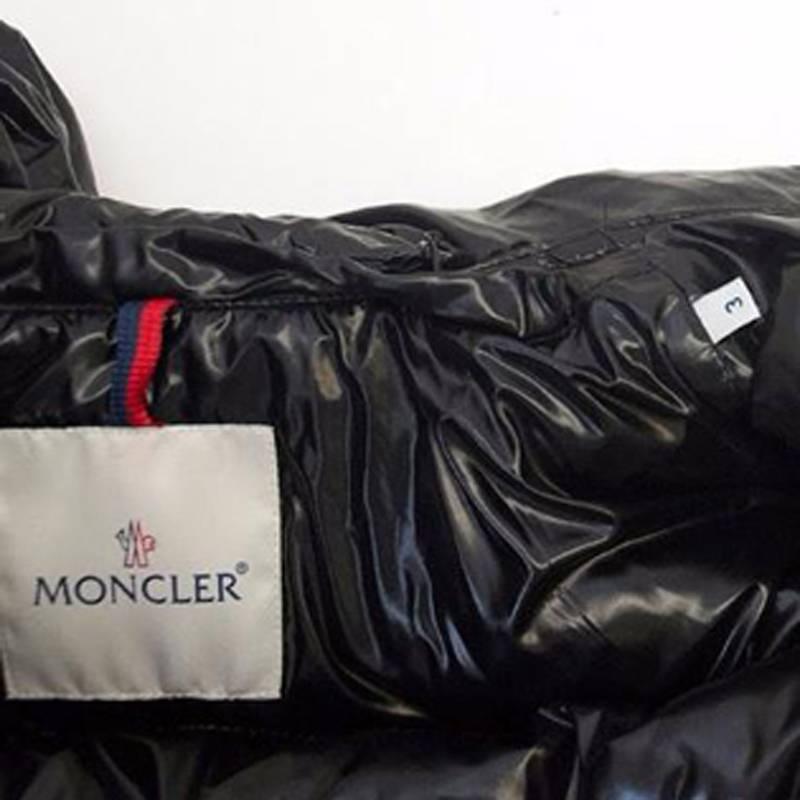 Moncler Black Puffer Tweed Jacket For Sale 2