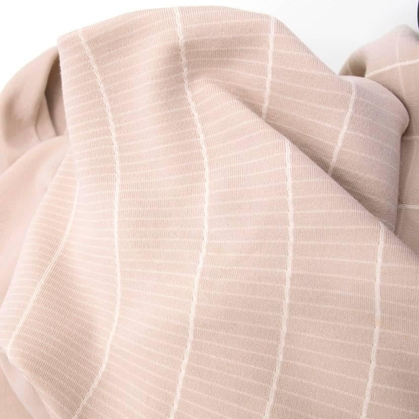 Beige Alaia Nude Knit Midi Dress For Sale