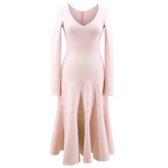 Alaia Wool Knit Midi Dress - Size XS
