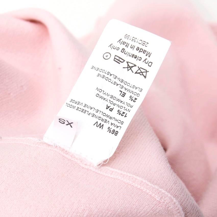 Women's Alaia Wool Knit Midi Dress - Size XS For Sale