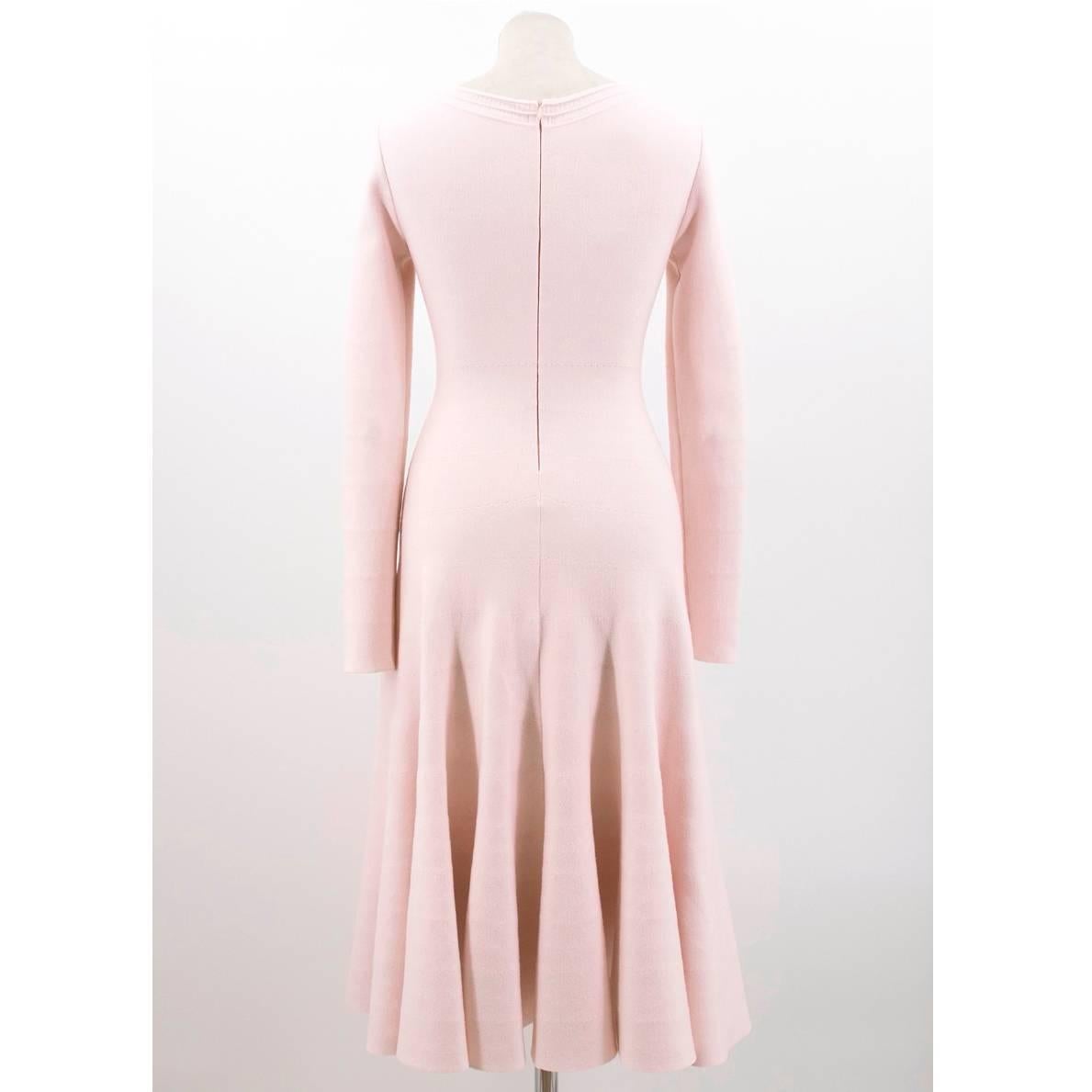 Alaia Wool Knit Midi Dress - Size XS For Sale 4