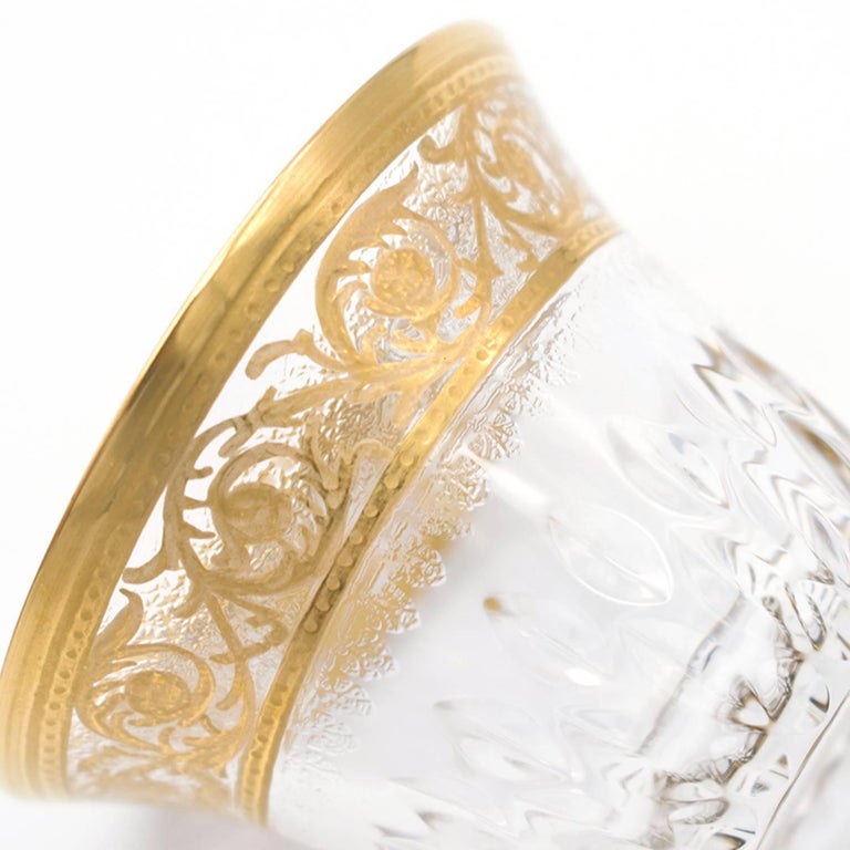 Hermes St. Louis Thistle Set of Six Gold Tea Cups at 1stDibs hermes cups