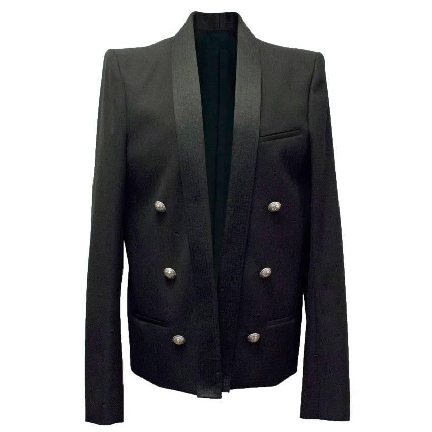 Balmain Black Blazer Jacket For Sale