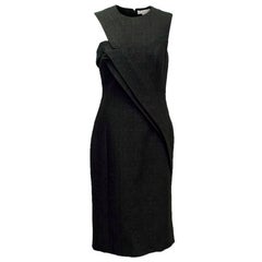 Stella McCartney Black Textured Midi Dress 5