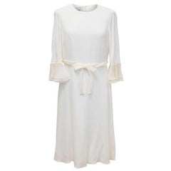 Valentino Cream Mid Length Dress