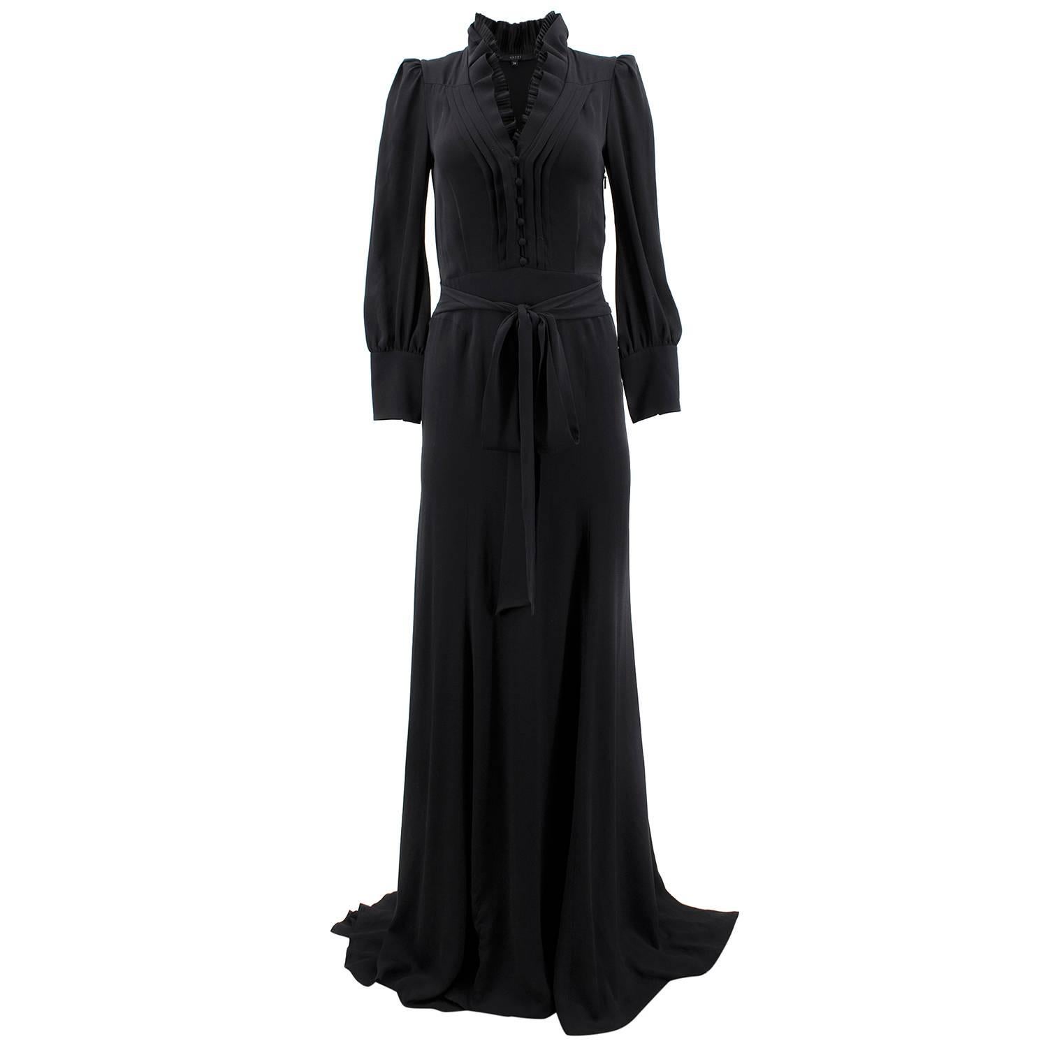 Gucci Black Silk Gown For Sale 2