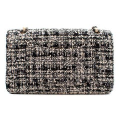 Chanel Tweed Double Flap Bag