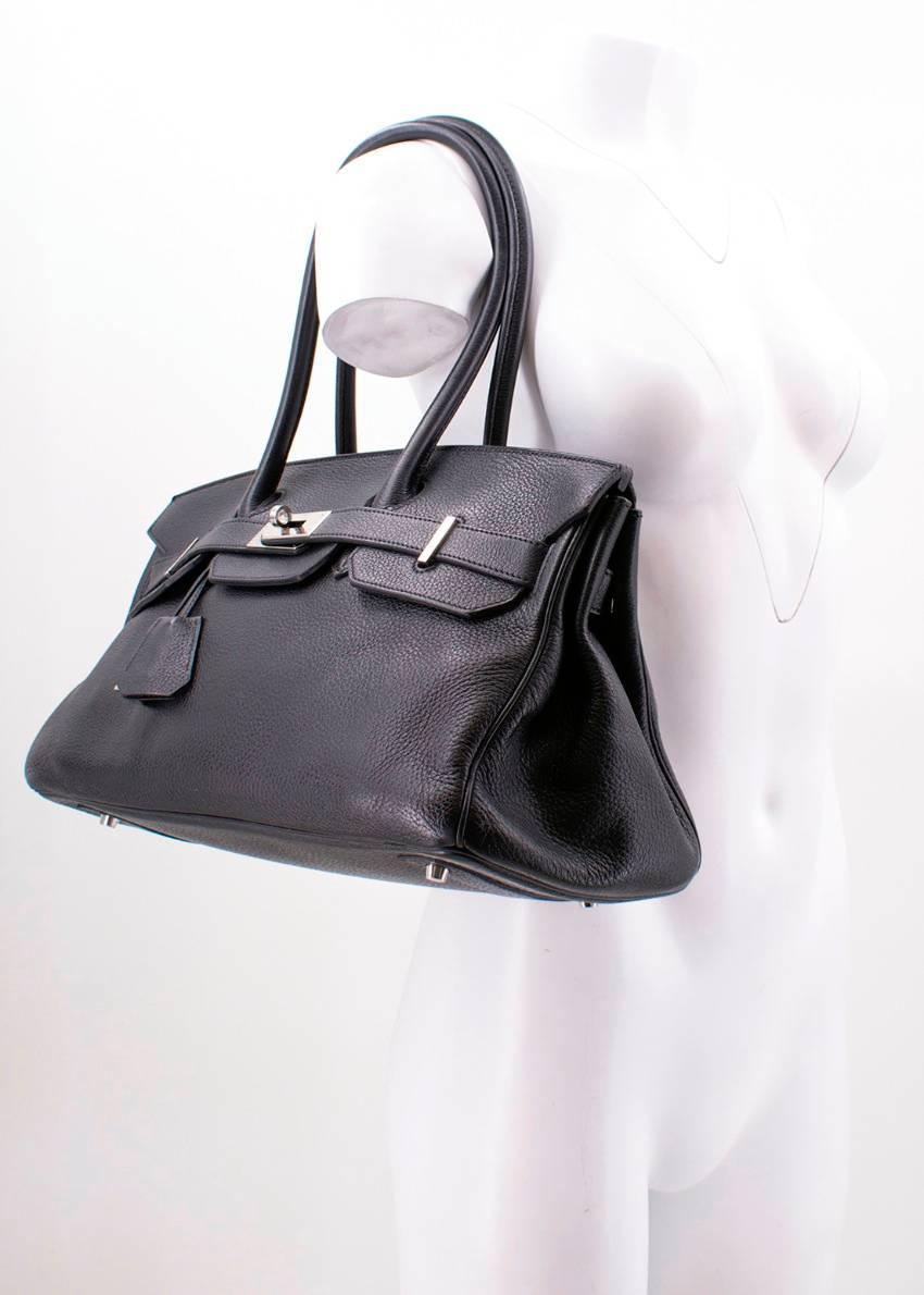  Hermes Birkin Shoulder Black Togo 42  In Good Condition For Sale In London, GB