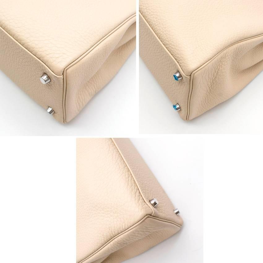 Hermes Parchemin Togo Leather 35cm Kelly Bag For Sale 2