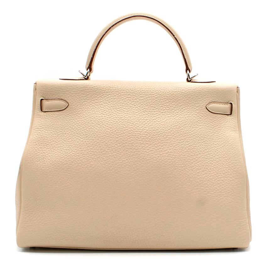 Hermes Parchemin Togo Leather 35cm Kelly Bag For Sale 5