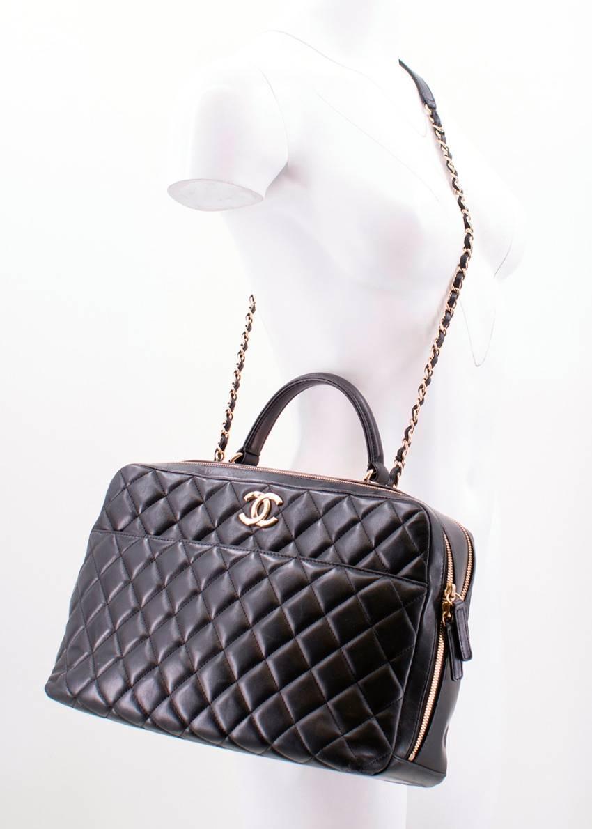 Chanel Lambskin Briefcase Bag  In Good Condition For Sale In London, GB