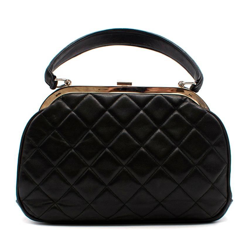 Chanel Top Handle Vintage bag  For Sale 3