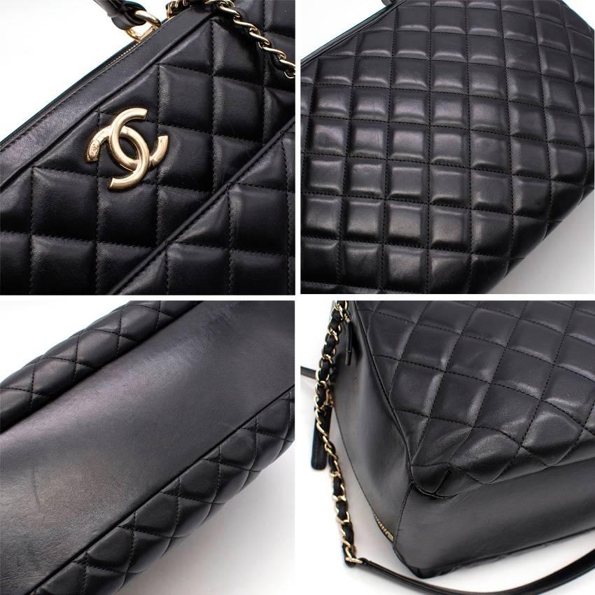 Chanel Lambskin Briefcase Bag  For Sale 3