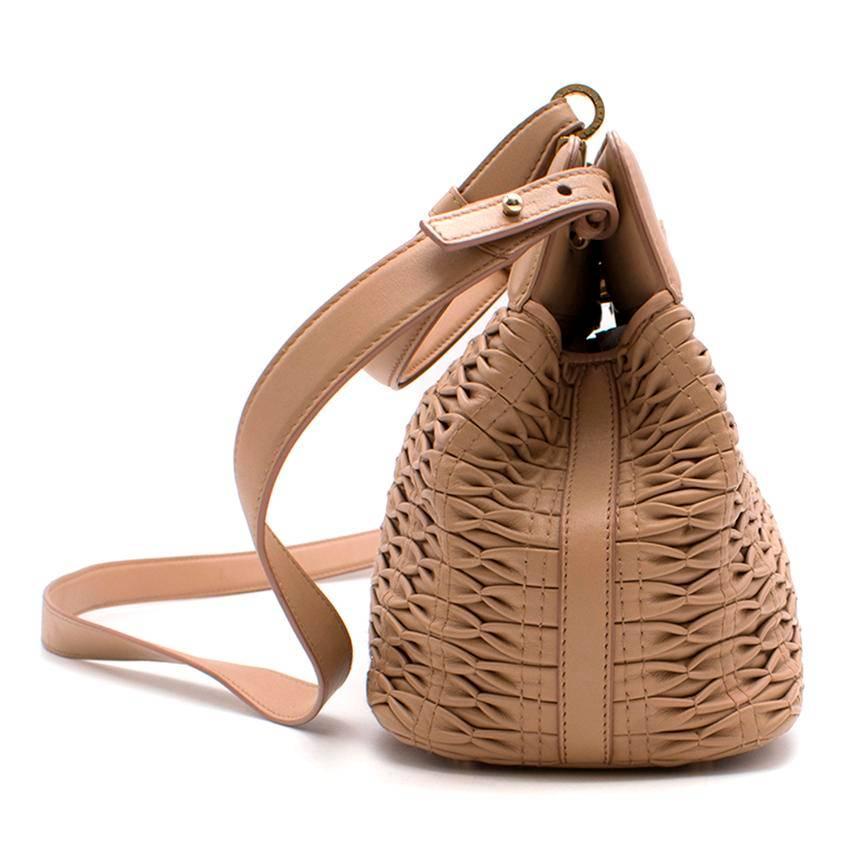 Brown Bvlagari 'Isabella Rossellini' Bag in Nappa Leather For Sale
