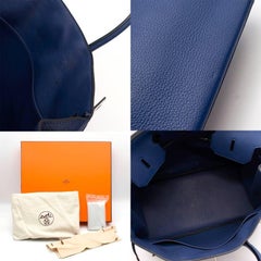 Hermes Blue De Prusse Togo Leather Birkin 40cm