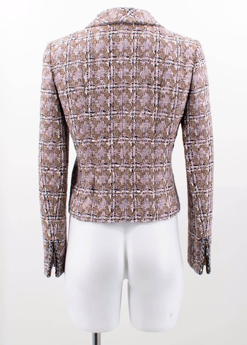  Chanel Tweed Wool Blazer  In Excellent Condition For Sale In London, GB
