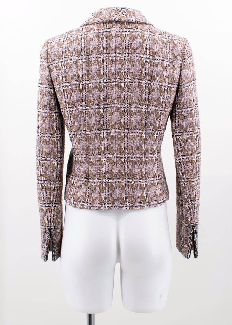 Chanel Tweed Wool Blazer For Sale at 1stdibs