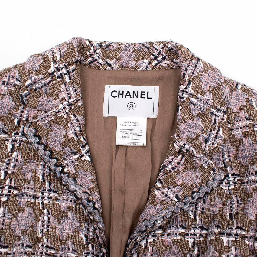 Women's  Chanel Tweed Wool Blazer  For Sale